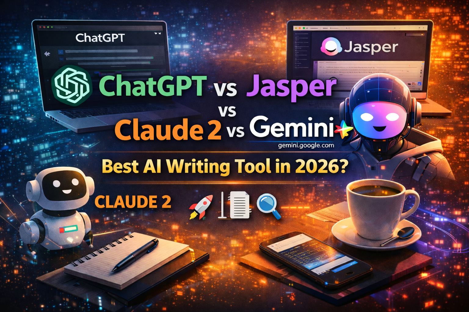 Best AI writing tools in 2026 comparison
